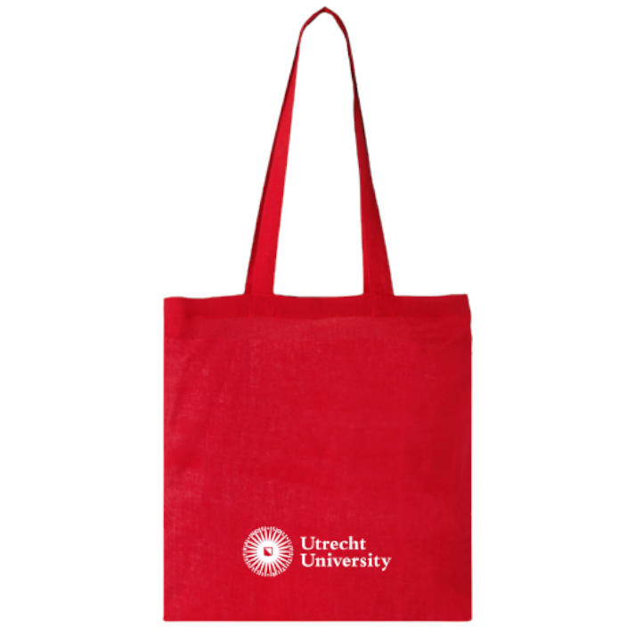 UU Cotton Shoulder Bag - red per piece