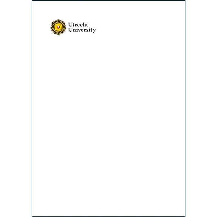 Schrijfblok A5 UU 1 stuk - wit