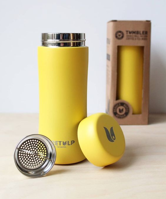 Retulp Tumbler Thermosbeker - zwart