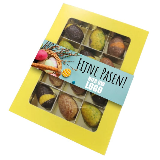 Geschenkdoosje met 12 Praline eitjes