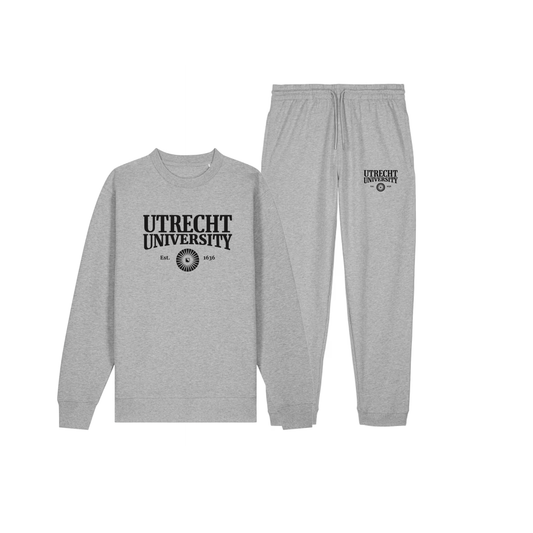 UU comfortset grijs – de  unisex sweater en joggingbroek in één!