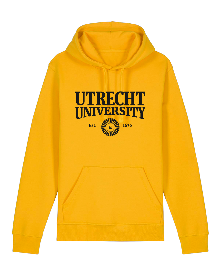 UU Hooded sweater unisex - yellow
