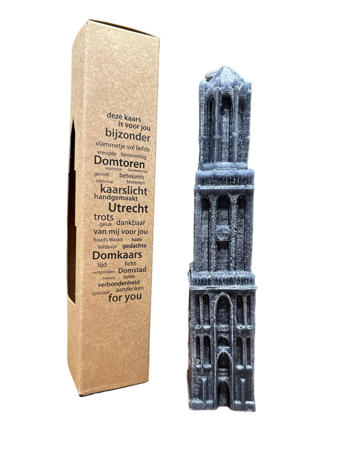 Dom Kaars 22 cm - Zwart