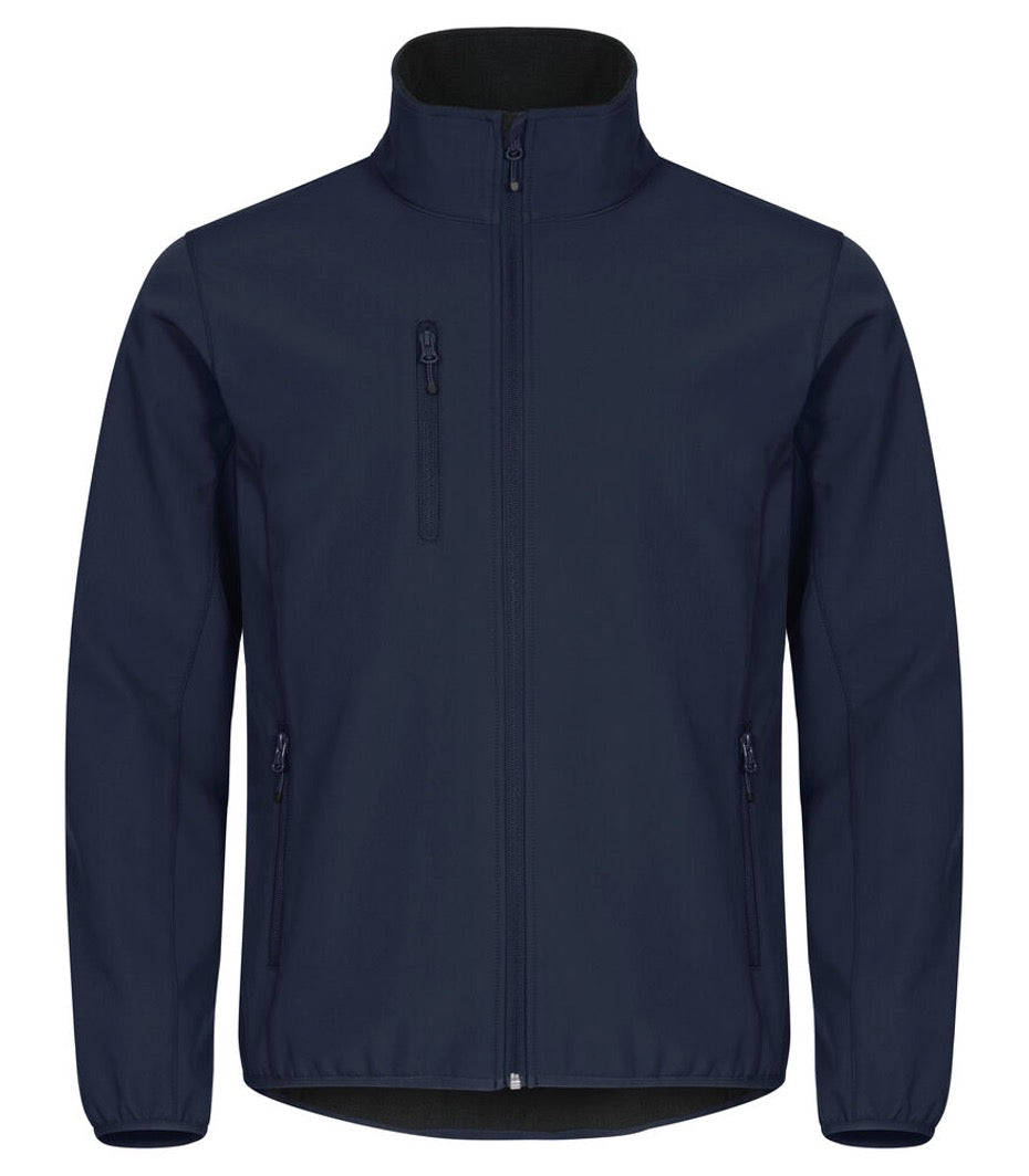 UU Softshell Jacket van gerecycled polyester - donkerblauw