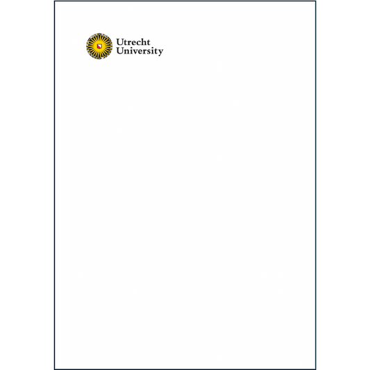 Schrijfblok A5 UU 1 stuk - wit