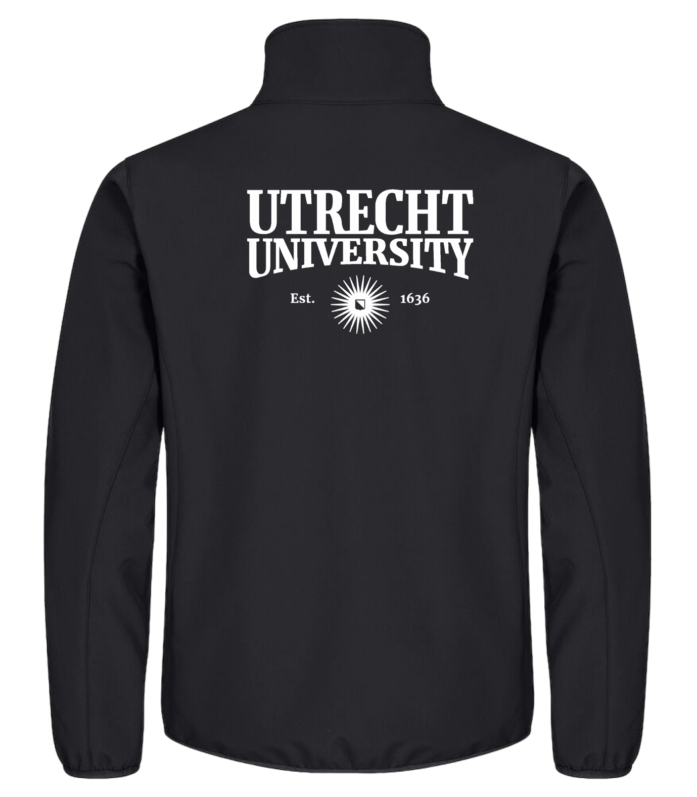 UU Softshell Jacket van gerecycled polyester - zwart