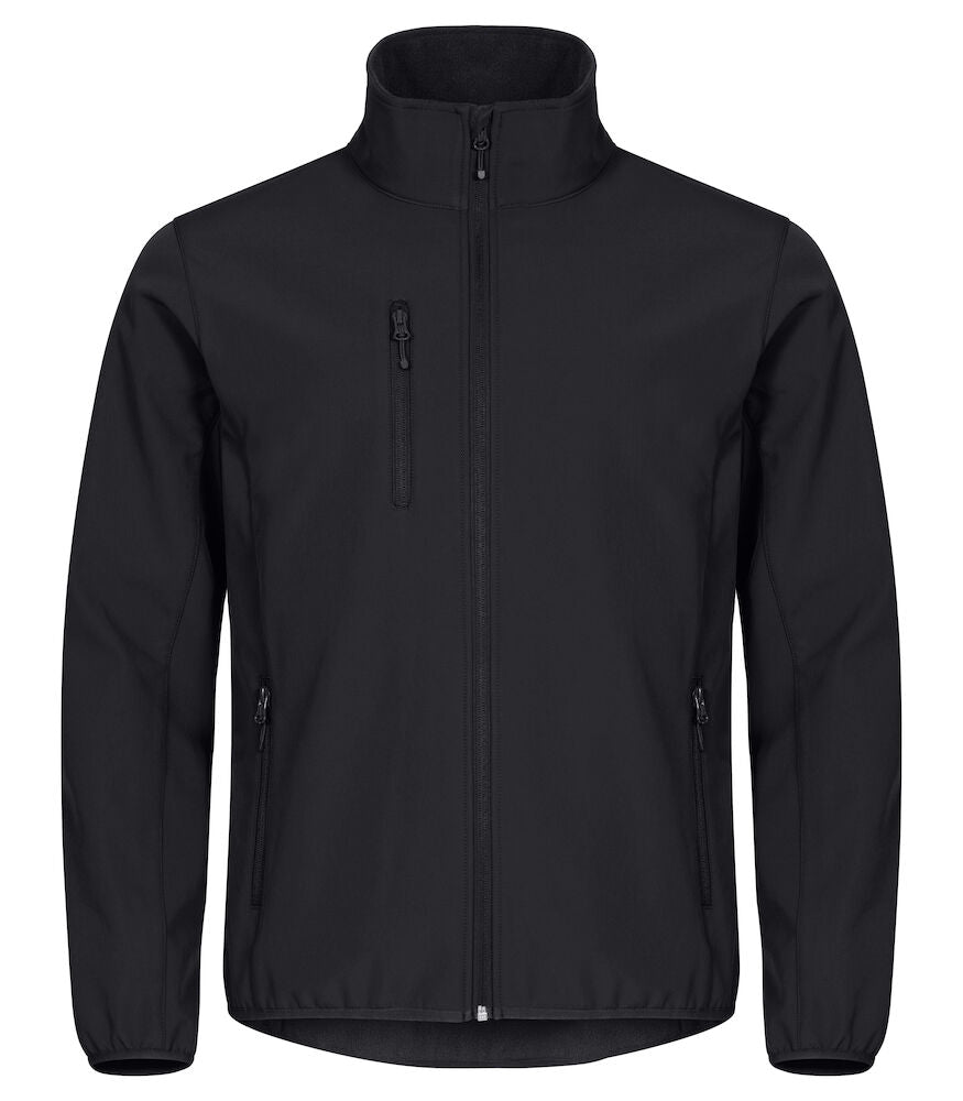 UU Softshell Jacket van gerecycled polyester - zwart