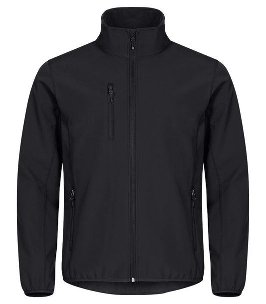 UU Softshell Jacket van gerecycled polyester - zwart