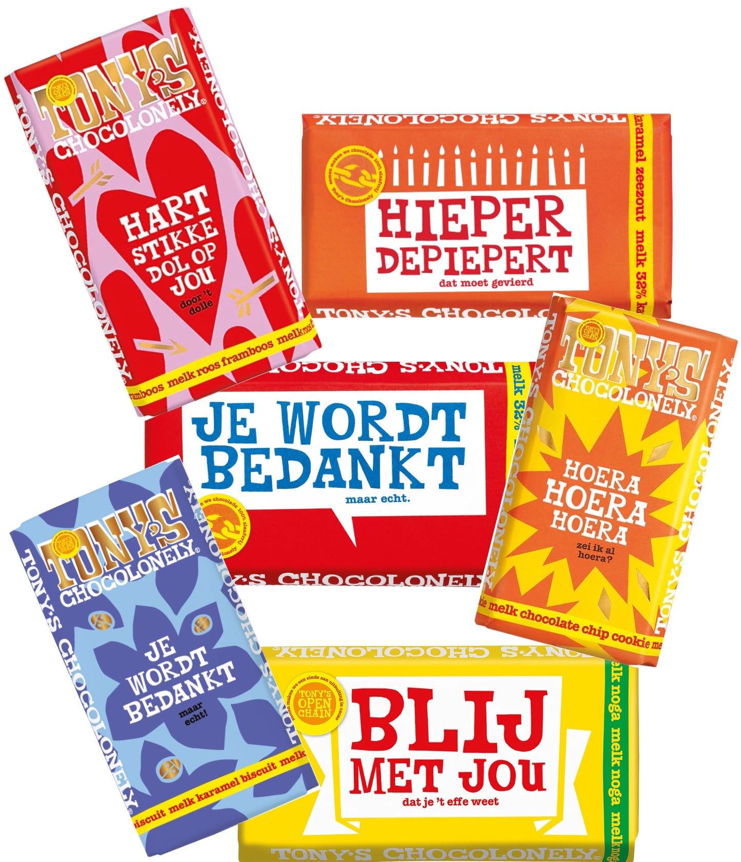 Tony's Chocolonely (180 gram) |Zeg 't met een reep