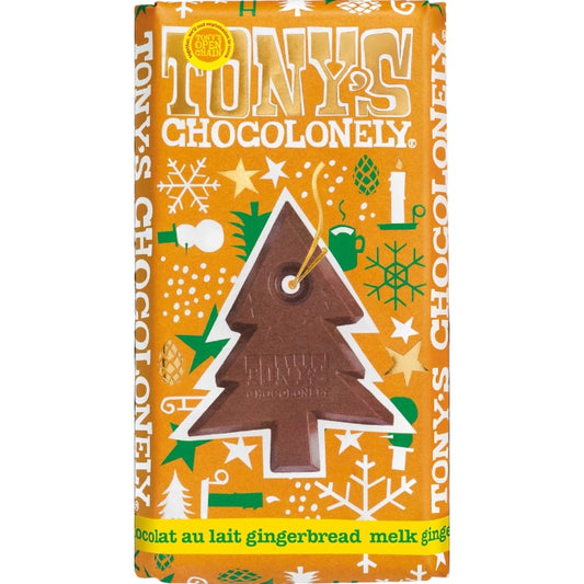 Tony's Kerstreep melk gemberkoekjes