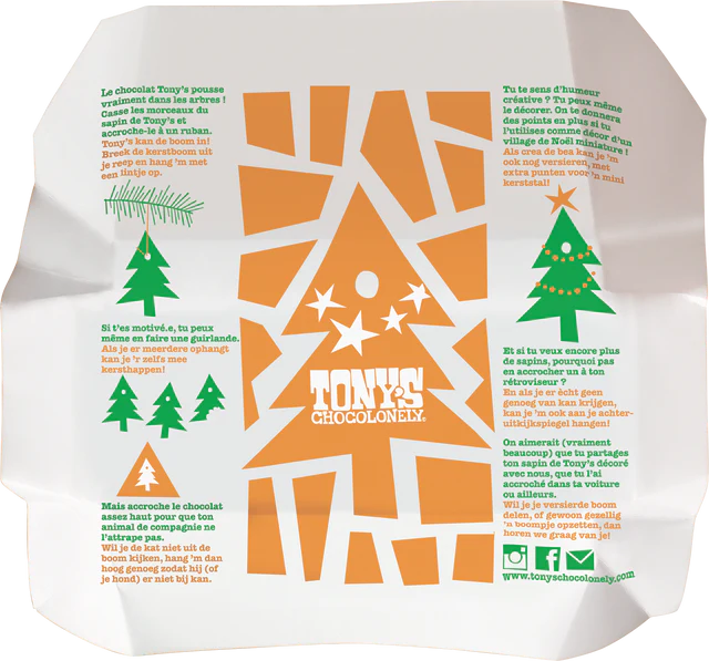 Tony's Kerstreep melk gemberkoekjes