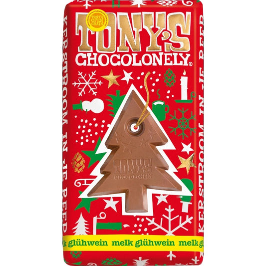 Tony's kerstreep melk glühwein