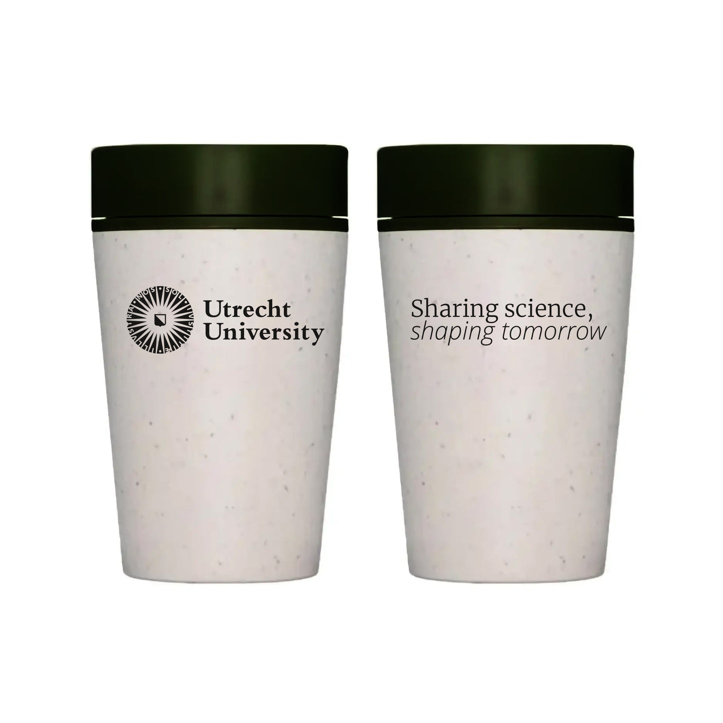To Go Koffiebeker Circular en Co - creme/zwart