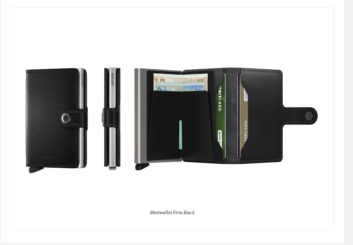 UU SECRID mini wallet
