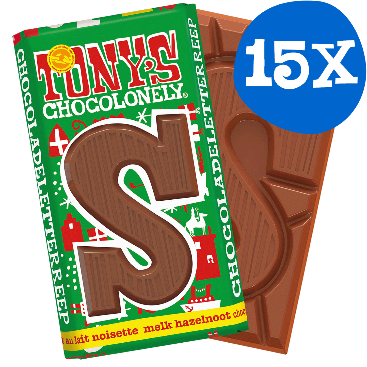 Tony's Sint reep S - verschillende smaken - per 15 stuks