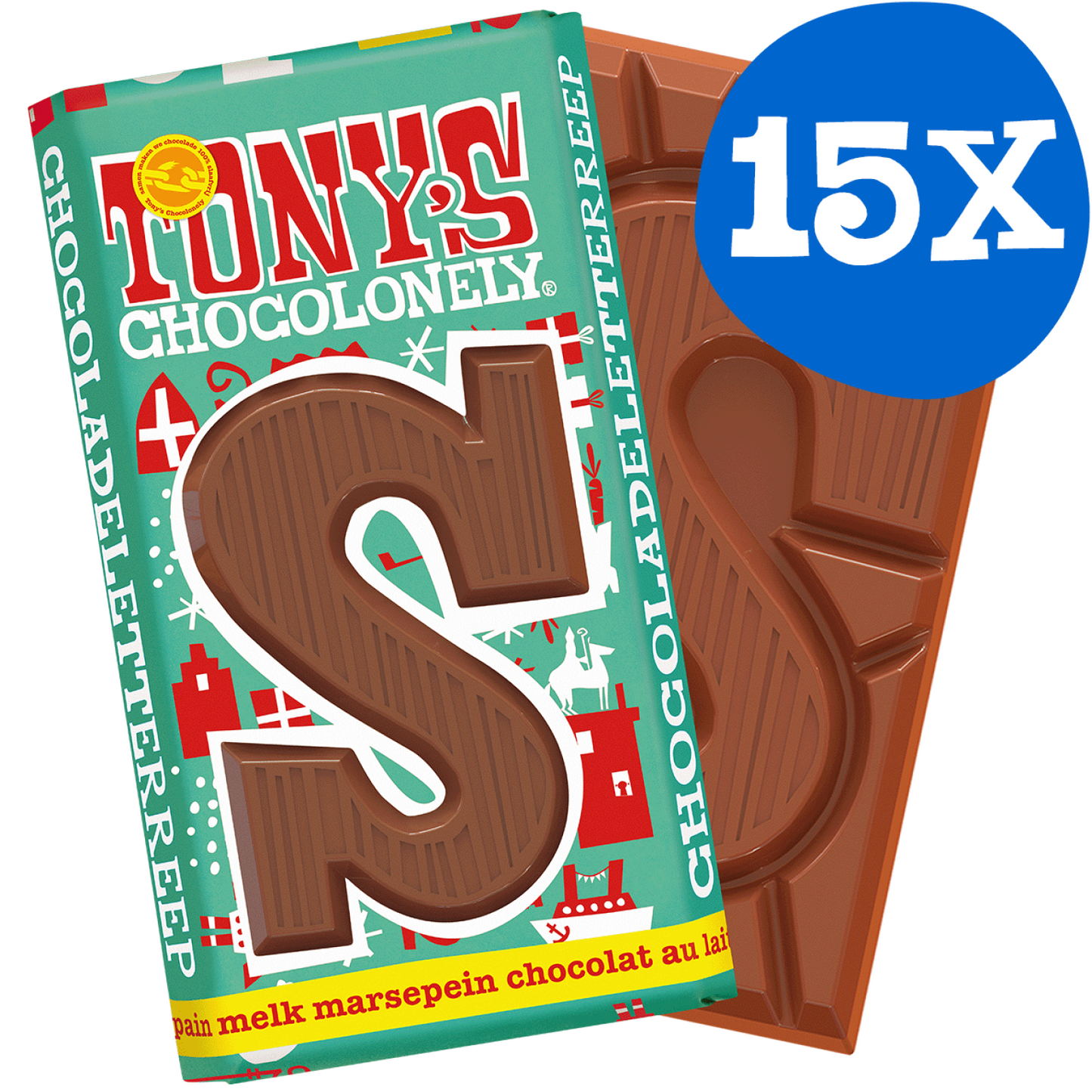 Tony's Sint reep S - verschillende smaken - per 15 stuks