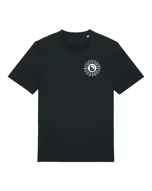 UU T-shirt Vintage - zwart