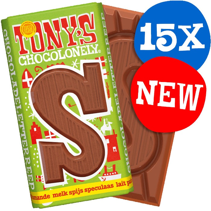 Tony's Sint reep S - verschillende smaken - per 15 stuks