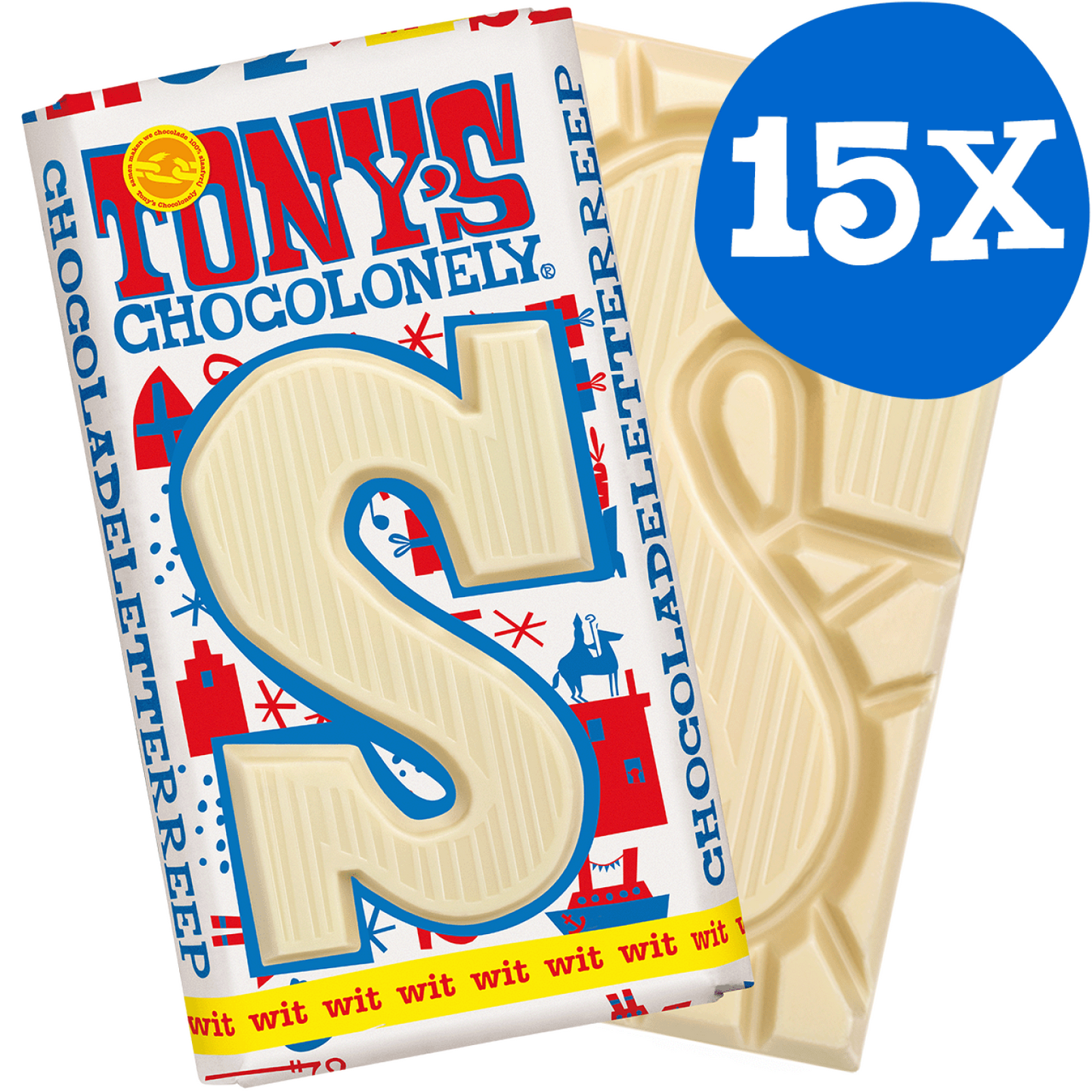 Tony's Sint reep S - verschillende smaken - per 15 stuks